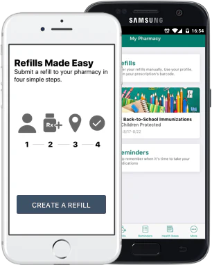 Louis Morgan Drugs #4 mobile app shown on iPhone and Android